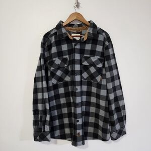 Legendary Whitetails Navigator Heavyweight Fleece Flannel Shirt Large